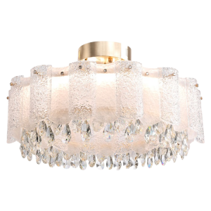 Люстра TGDXD8327/600 T CH хром/прозрачный 52W LED 4000K d600 h340 ПДУ диммер, XUAN23