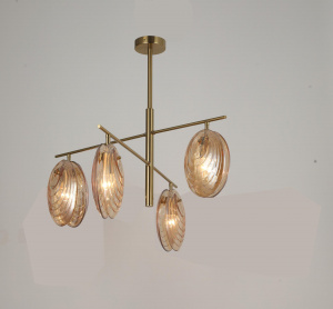 Люстра 40498/4 BRASS латунь 4х60W E14 d700 h500, SJNG23