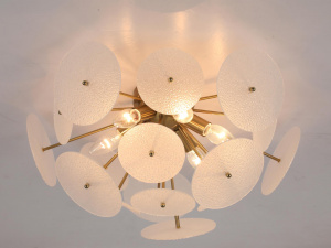 Люстра MDG40199/6 COPPER GD медь/золото 6х60W E14 d530 h290, SJNG23