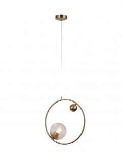 Люстра 40281/1 BRASS латунь 1х60W E27 d350 h1200, SJNG23