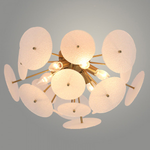 Люстра MDG40199/6 COPPER GD медь/золото 6х60W E14 d530 h290, SJNG23