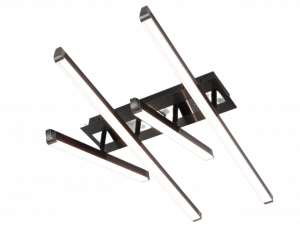 Люстра K33224/4 BK черный LED 72W 3000K-6500K ПДУ диммер d620, 24