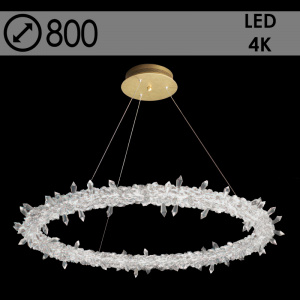 Люстра TGDXD8318/800 FGD золото/прозрачный 45W LED 4000K d800 crst, XUAN22