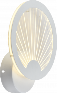 Бра DK6066/1 WH белый 20W LED 3000-6500K d220, HN23