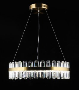 Люстра E2256/74W COP медь LED 1х74W 3500K-6500K d600 h600, QH22