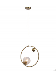 Люстра 40281/1 BRASS латунь 1х60W E27 d350 h1200, SJNG23