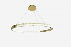 Люстра 22065/800 TGD золото 55W LED 3000-6000K ПДУ диммер d800 h1200, MGF23