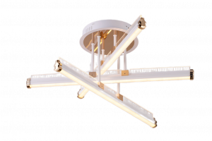 Люстра K38565/3 WT+FGD белый/золото LED 138W 3000K-6500K ПДУ диммер d600, 24