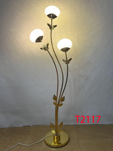 Торшер T2117/3 GD золото LED 3*8W h1500, BTH23