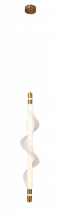 Подвес K38707/1HQ B BRASS+WT латунь/белый 14W LED 4000К d100 h1200, 24