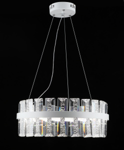 Люстра E2258/62W WT белый LED 1х62W 3500K-6500K d500 h600, QH22