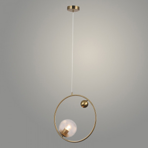 Люстра 40281/1 BRASS латунь 1х60W E27 d350 h1200, SJNG23
