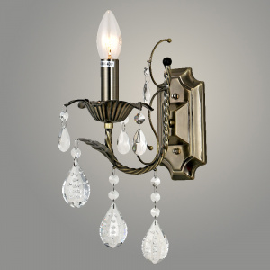Бра 79220/1W AB+TR бронза 1x40W E14 h290, GAN22