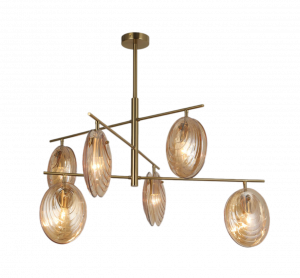 Люстра 40498/6 BRASS латунь 6х60W E14 d900 h686, SJNG23