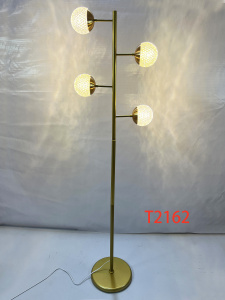 Торшер T2162 GD золото 4x5W LED h1550, BTH23