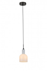 Подвес 74569/1HQ WT+PB белый/жемчужно-черный 1х40W E14 h800, GNV23