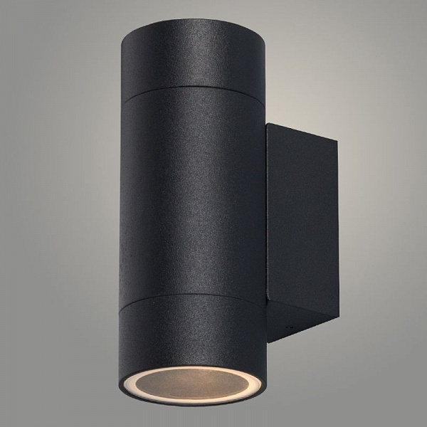 Светильник уличный настенный SJ20112-2W черный 2*GU10 h160, SHJ22 