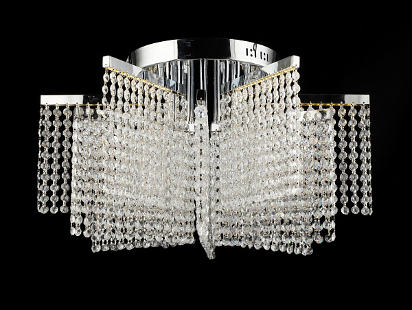 Люстра E2653/96W CH хром/хрусталь 96W LED 3000K-6000K d650 h380, 24