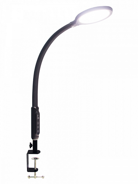 Светильник настольный Artstyle TL-410B пластик Led диммир.,18Вт черный струбцина
