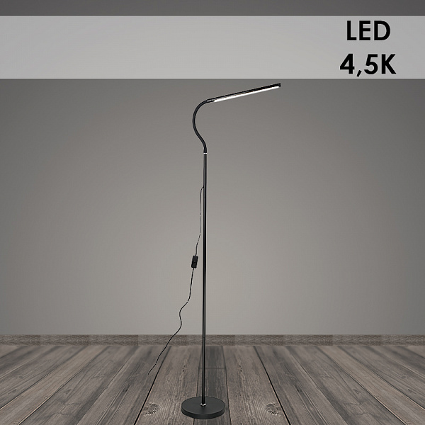 Светильник напольный Artstyle TL-508B Led 10Вт 4500K черный