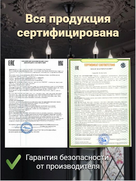 Люстра 89012/8 BK черный 8х40W E14 d500, SDA21 