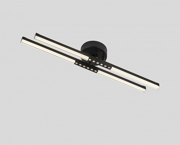 Люстра C9038/2 BK черный 9W+2x2W LED 3000-6000K d650 h100, 24