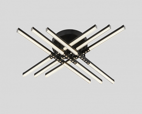 Люстра C9038/6A BK черный 9W+6x2W LED 3000-6000K ПДУ(ИК) диммер d660 h140, 24