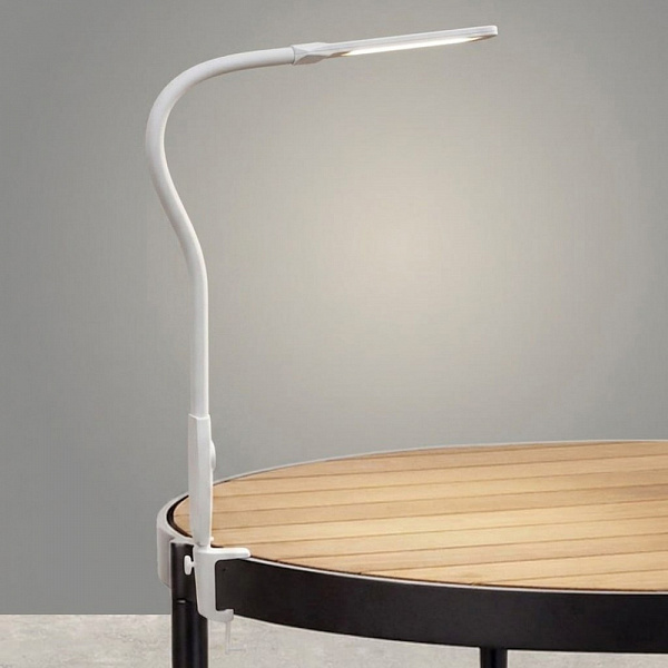 Светильник настольный Artstyle TL-468W Led, диммир.,10Вт белый, струбцина