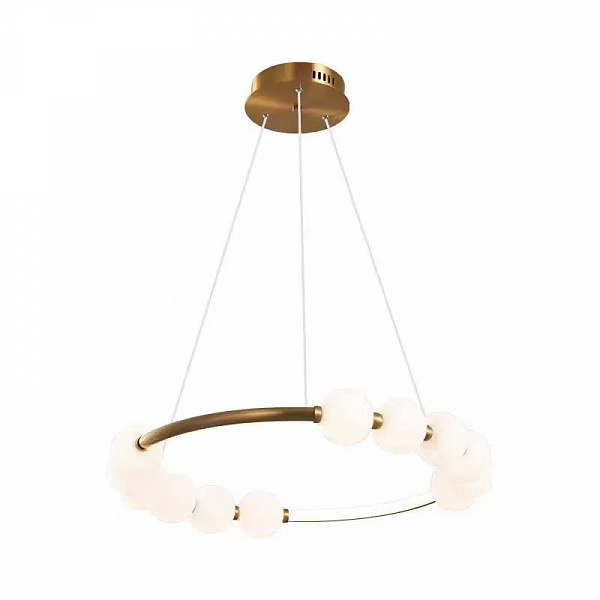 Люстра P930-600 AB бронза 60W LED 4000K d600 h100, ZOK24